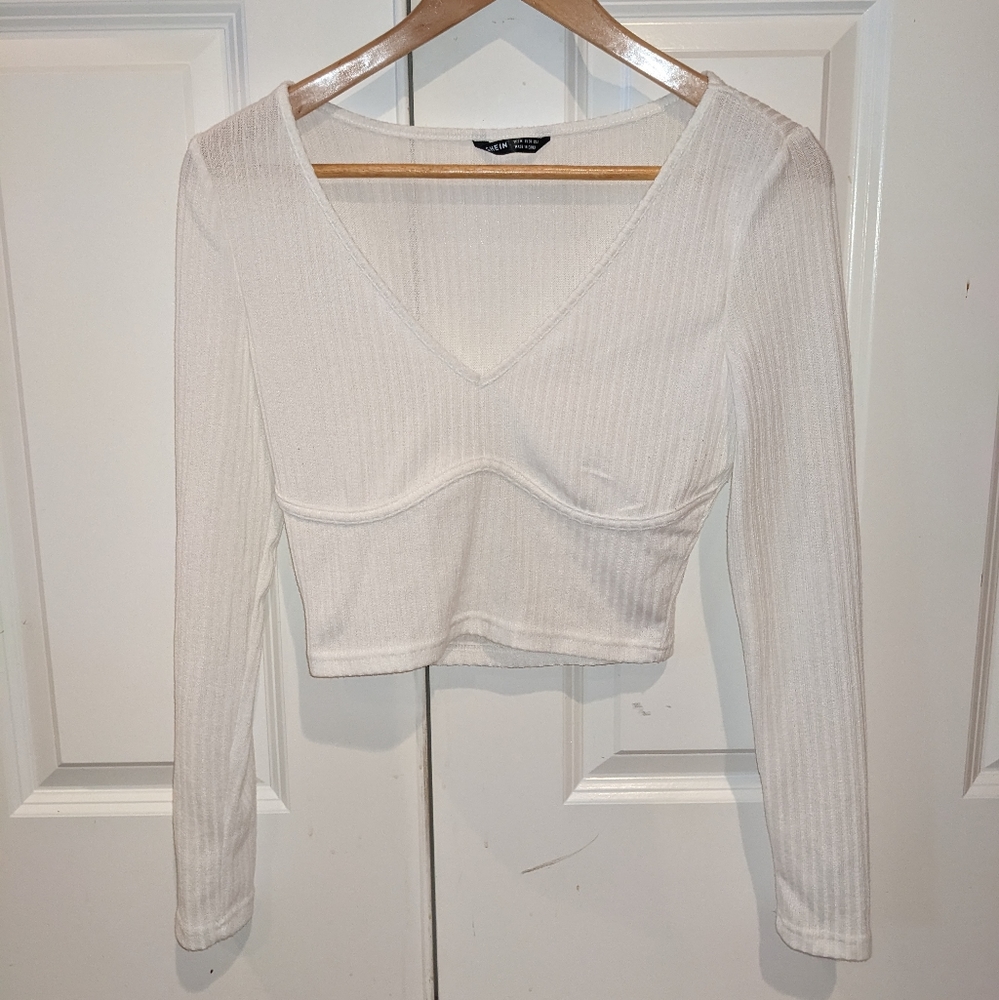 Cropped Bustier Long Sleeve